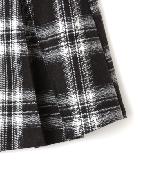 atmos pink（アトモスピンク）の「atmos pink Plaid Mini Skirt / アトモス ピンク プレイド ミニスカート（スカート・レディース・オレンジ/グリーン/ブラック・S/M）」の6枚目の写真