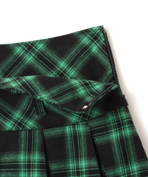 atmos pink（アトモスピンク）の「atmos pink Plaid Mini Skirt / アトモス ピンク プレイド ミニスカート（スカート・レディース・オレンジ/グリーン/ブラック・S/M）」の13枚目の写真