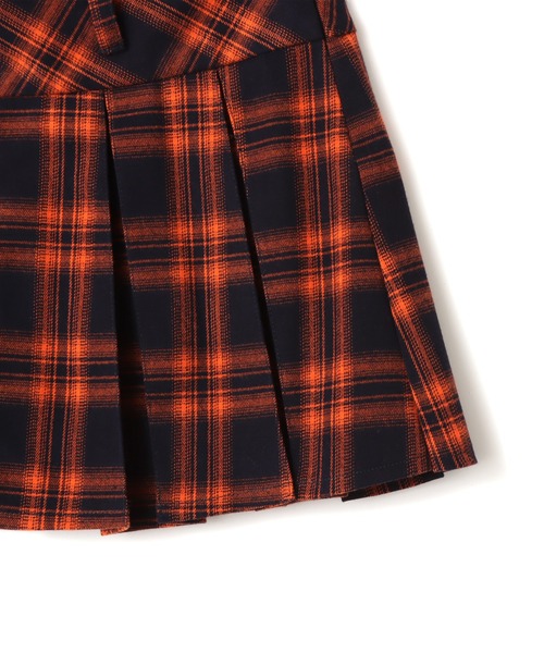 atmos pink（アトモスピンク）の「atmos pink Plaid Mini Skirt / アトモス ピンク プレイド ミニスカート（スカート・レディース・オレンジ/グリーン/ブラック・S/M）」の22枚目の写真