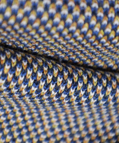 FILA（フィラ）の「FILA ノルディックセーター（ニット/セーター・レディース・杢グレー/ネイビー・FREE）」の3枚目の写真