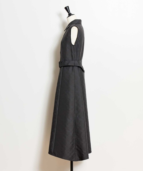 NOELA(ノエラ)の「シャツカラージャガードワンピース(ワンピース・レディース・ブラック/オフホワイト・S/M)」の16枚目の写真