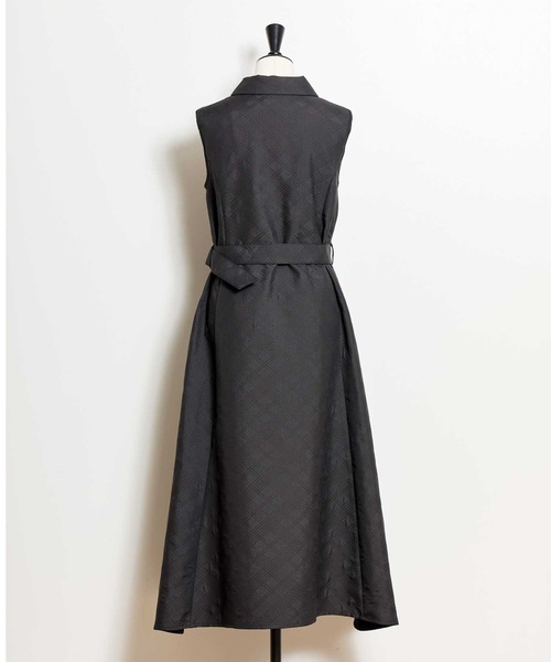 NOELA(ノエラ)の「シャツカラージャガードワンピース(ワンピース・レディース・ブラック/オフホワイト・S/M)」の19枚目の写真