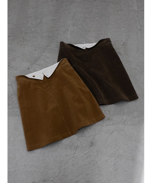 スカート katrin tokyo suede mini skirt suede mini skirt（スカート）｜Katrin TOKYO（カトリーントーキョー