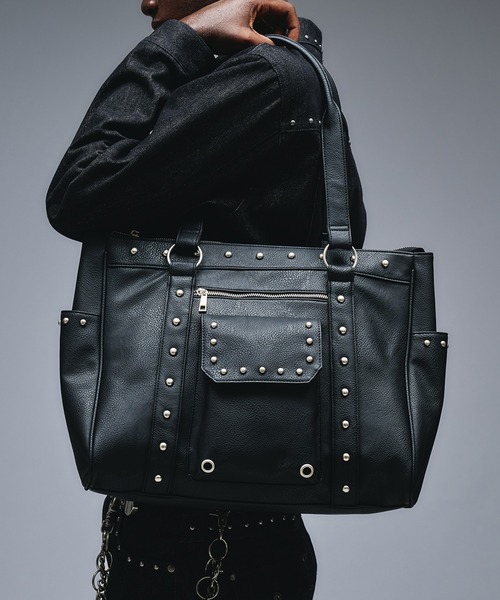 ANDER HUNK（アンダーハンク）の「Studs Design Boston Bag / スタッズ