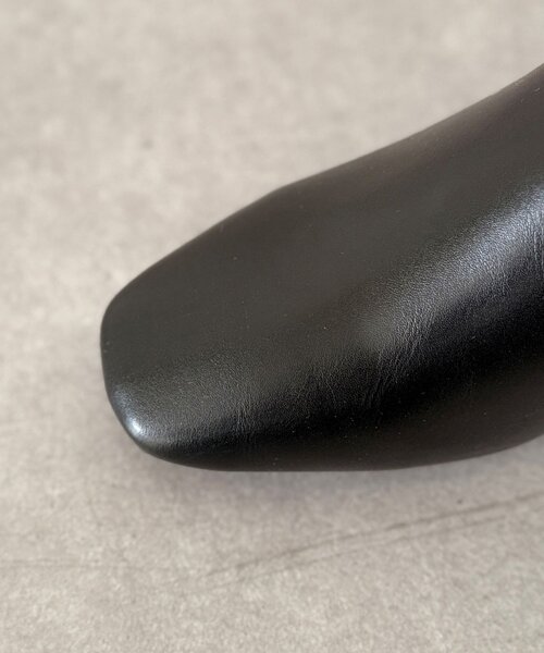 Chez toi(シェトワ)の「ワイドシャフトロングブーツ(ブーツ・レディース・ブラウン/ブラック・LARGE/MEDIUM)」の6枚目の写真