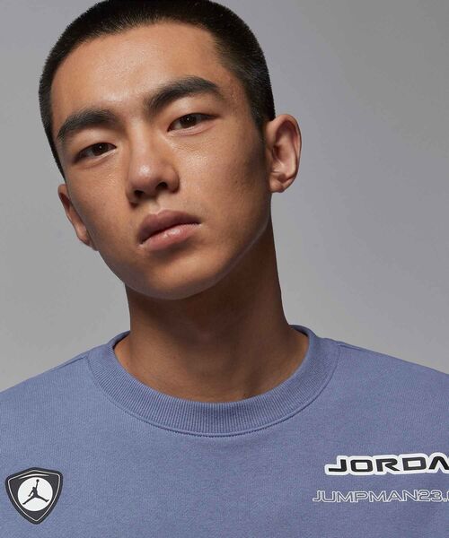 JORDAN BRAND（ジョーダンブランド）の「ジョーダン メンズ フリース クルーネック トレーナー / Jordan Men's Fleece Crew-Neck Pullover IM9710-499 World Indigo（スウェット・メンズ・ブルー系その他2・XL/2XL/M/S/L）」の14枚目の写真