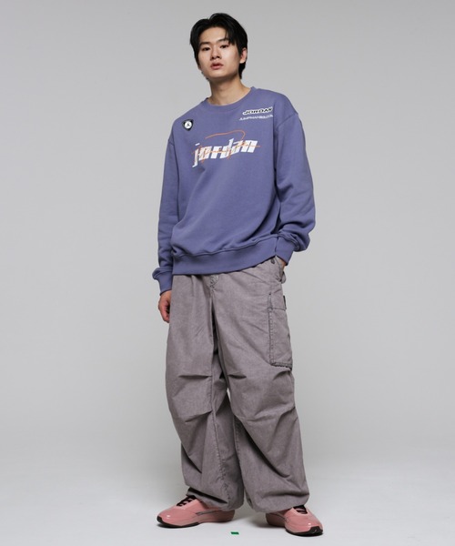 JORDAN BRAND（ジョーダンブランド）の「ジョーダン メンズ フリース クルーネック トレーナー / Jordan Men's Fleece Crew-Neck Pullover IM9710-499 World Indigo（スウェット・メンズ・ブルー系その他2・XL/2XL/M/S/L）」の9枚目の写真