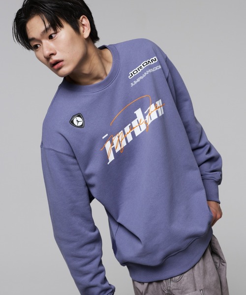 JORDAN BRAND（ジョーダンブランド）の「ジョーダン メンズ フリース クルーネック トレーナー / Jordan Men's Fleece Crew-Neck Pullover IM9710-499 World Indigo（スウェット・メンズ・ブルー系その他2・XL/2XL/M/S/L）」の11枚目の写真