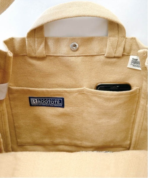 ROOTOTE(ルートート)の「IP.MED.2way.PEANUTS-9L(トートバッグ・レディース・アイボリー・FREE)」の4枚目の写真