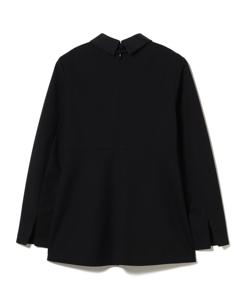 Demi-Luxe BEAMS（デミルクス ビームス）の「【2/5再値下げ】アタッチドカラー ツイルシャツ（シャツ/ブラウス・レディース・ブラック/ホワイト・36/38）」の11枚目の写真