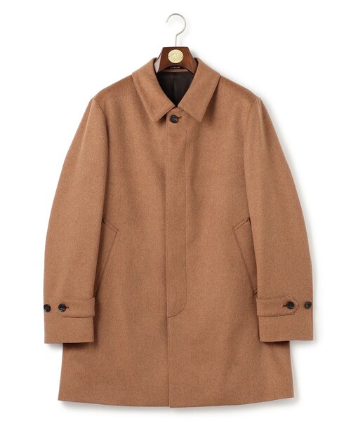 J.PRESS(ジェイプレス)の「ウールとカシミヤの品格素材【定番】ウールカシミヤビーバー ドレスショートコート_25年モデル(ステンカラーコート・メンズ・黄土色系/ネイビー系/ライトグレー系・LARGE/MEDIUM/X-LARGE/SMALL)」の10枚目の写真