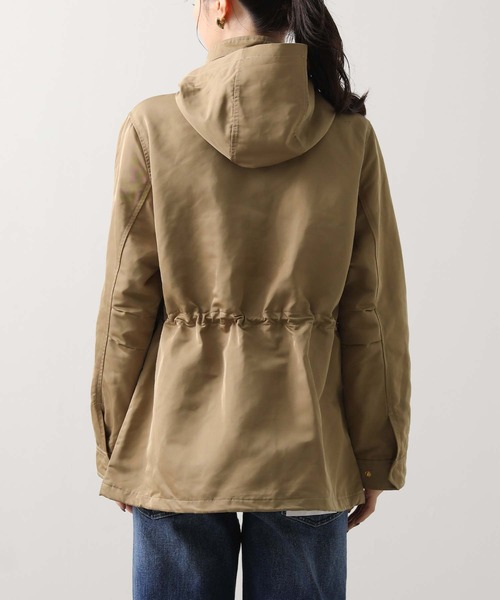 Gready Brilliant（グレディブリリアン）の「スタンドフードブルゾン（ブルゾン・レディース・ブラック/ベージュ・38）」の5枚目の写真