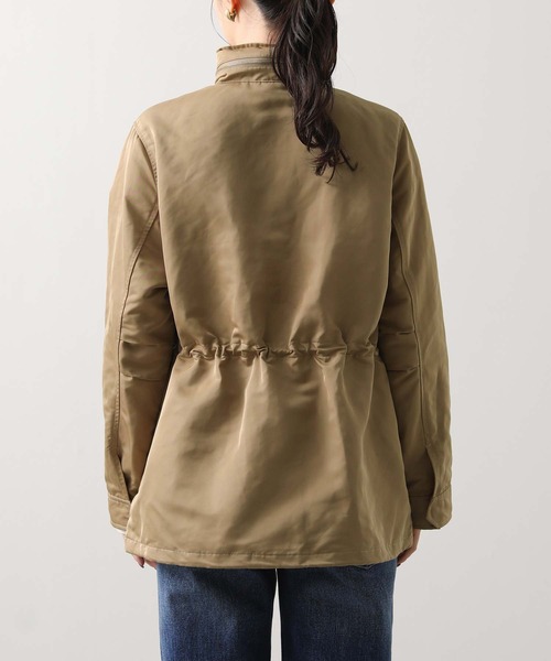 Gready Brilliant（グレディブリリアン）の「スタンドフードブルゾン（ブルゾン・レディース・ブラック/ベージュ・38）」の6枚目の写真