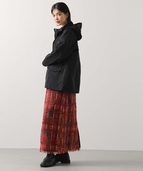 Gready Brilliant（グレディブリリアン）の「スタンドフードブルゾン（ブルゾン・レディース・ブラック/ベージュ・38）」の20枚目の写真