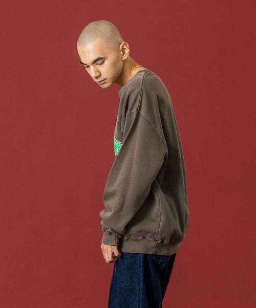 XLARGE(エクストララージ)の「NATURAL RIDDIMS CREWNECK SWEATSHIRT(スウェット・メンズ・ブラック/パープル/ブラウン・S/M/L/XL)」の11枚目の写真