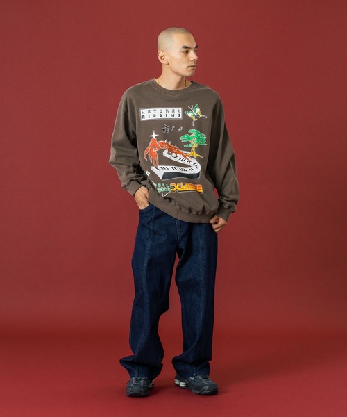 XLARGE(エクストララージ)の「NATURAL RIDDIMS CREWNECK SWEATSHIRT(スウェット・メンズ・ブラック/パープル/ブラウン・S/M/L/XL)」の13枚目の写真
