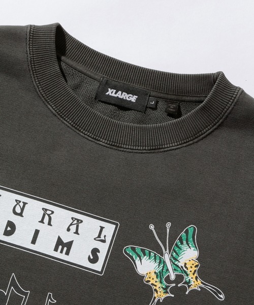 XLARGE(エクストララージ)の「NATURAL RIDDIMS CREWNECK SWEATSHIRT(スウェット・メンズ・ブラック/パープル/ブラウン・S/M/L/XL)」の6枚目の写真