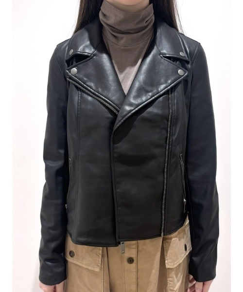 セール】ヴィーガンレザー ライダースジャケット（ライダース