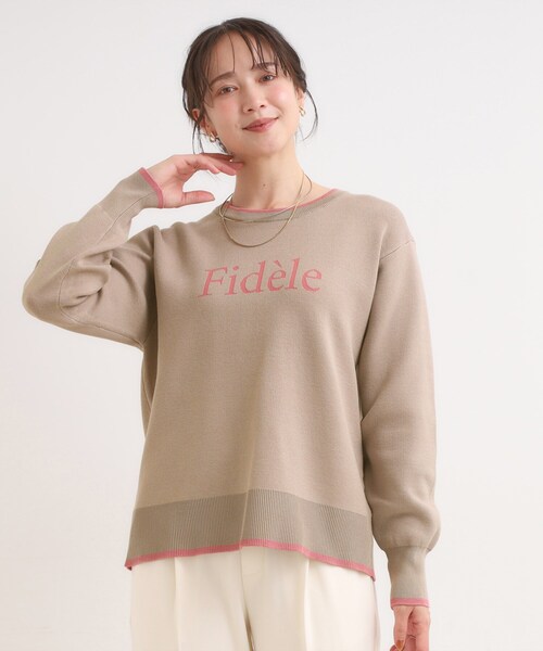 SHOO・LA・RUE(シューラルー)の「【洗濯機可/毛玉レス】大人世代も取り入れやすい スウェットライク アソートニット(ニット/セーター・レディース・グレー/ブラウン系その他5/ブラック/グレー系その他7/アイボリー系6/ベージュ・02/01/04/03)」の11枚目の写真