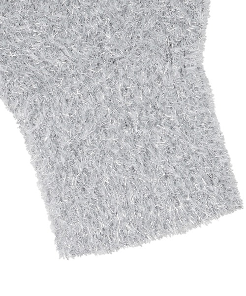 Pitta Re:)（ピッタリ）の「【Pitta Re:)】シャイニーフェザー クルーネックカーディガン（カーディガン/ボレロ・レディース・ブラック/シルバー・M/L）」の11枚目の写真