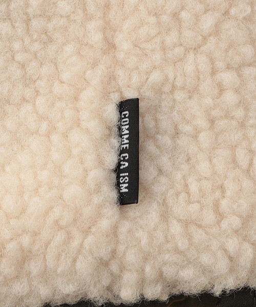 COMME CA ISM(コムサイズム)の「【オンライン限定カラー:ブラック】リバーシブル キルト×ボア ブルゾン(ベビーサイズ)(ブルゾン・キッズ・ネイビー/ブラック/カーキ・80-90cm)」の11枚目の写真