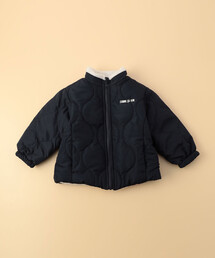 COMME CA ISM（コムサイズム）の「【オンライン限定カラー:ブラック】リバーシブル キルト×ボア ブルゾン(ベビーサイズ)（ブルゾン）」