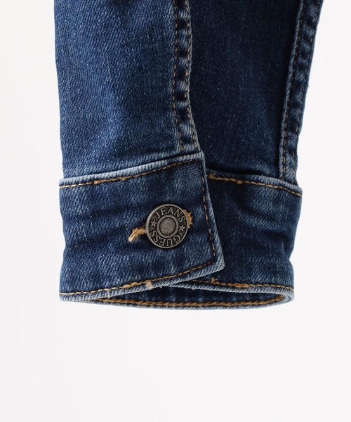 GUESS JEANS(ゲスジーンズ)の「GUESS JEANS GJ MENS SLIM TRUCKER JACKET ゲス スリム・デニム・トラッカー・ジャケット(デニムジャケット・メンズ・インディゴブルー・S/M/L)」の13枚目の写真