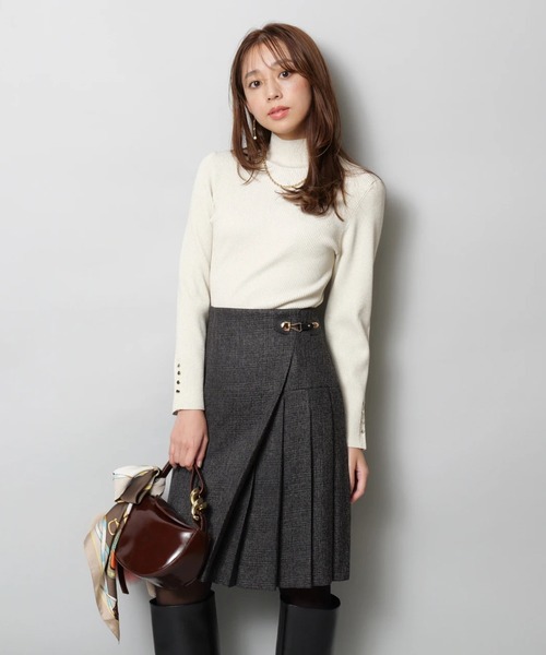 JUSGLITTY（ジャスグリッティー）の「ラップデザインタイトスカート