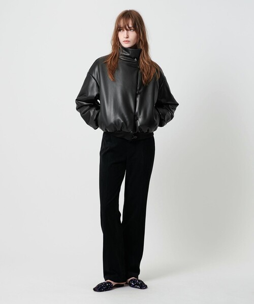 ATTISESSION＞レザーライク ブルゾン（その他アウター）｜ATTISESSION