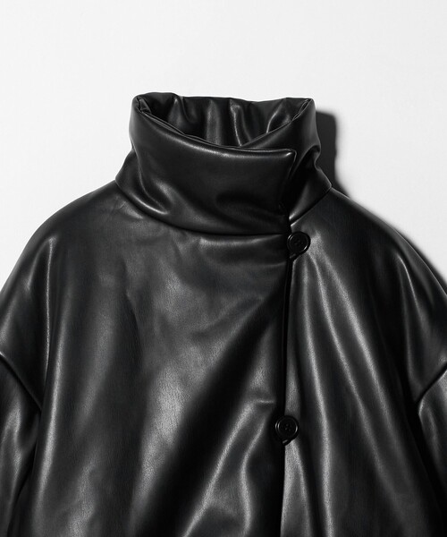 ATTISESSION＞レザーライク ブルゾン（その他アウター）｜ATTISESSION