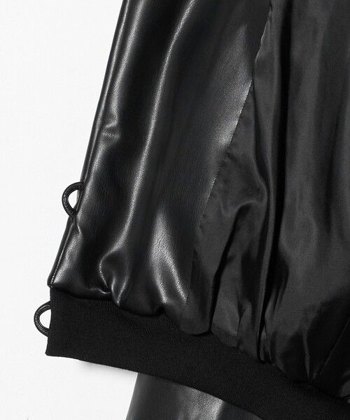 ATTISESSION＞レザーライク ブルゾン（その他アウター）｜ATTISESSION