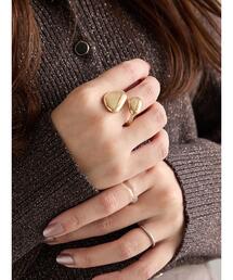 Te chichi（テチチ）の「ツインビーンリング(♯13)（ピアス（両耳用））」