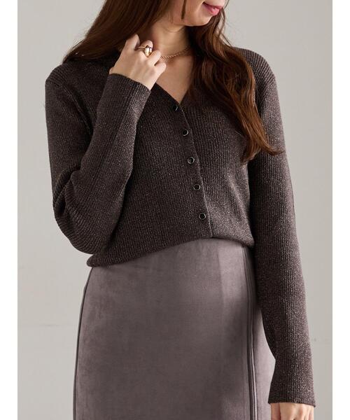 Te chichi（テチチ）の「ツインビーンリング(♯13)（ピアス（両耳用）・レディース・ゴールド・F）」の3枚目の写真