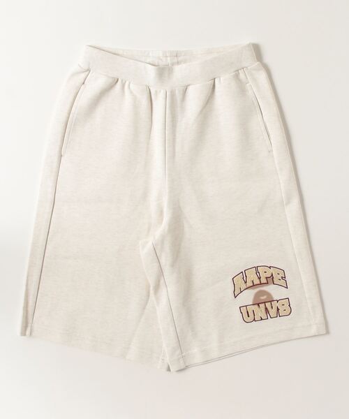 AAPE BY A BATHING APE（エーエイプバイアベイシングエイプ）の「AAPE SWEAT SHORTS（スウェットパンツ・レディース・アイボリー・XX-SMALL）」の5枚目の写真