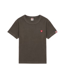 A BATHING APE(�A�x�C�V���O�G�C�v)��HEART BADGE PIGMENT DYE RIB TEE(T�V���c/�J�b�g�\�[)