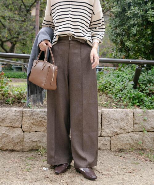 セール】ベルト付ツイードパンツ（その他パンツ）｜ITEMS