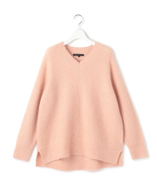 23区 L(ニジュウサンクオオキイサイズ)の「モヘヤミックススパングル Vネック ニット(ニット/セーター・レディース・ライトグリーン系/ピンク系/ライトグレー系・46/44)」の17枚目の写真