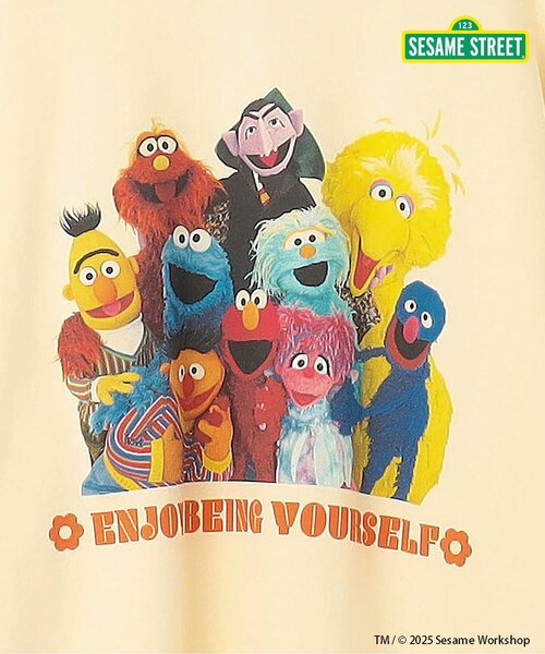 SESAME STREET(セサミストリート)の「SESAME STREET コラボトレーナー(大人) リンク(スウェット・レディース・チャコール/イエロー/ブルー/オフホワイト・LARGE)」の11枚目の写真