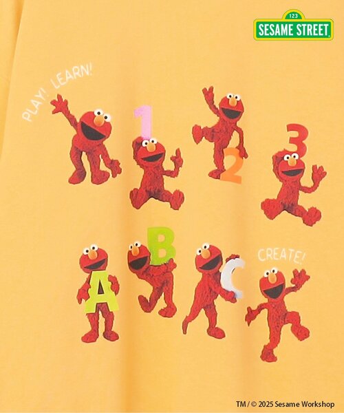 SESAME STREET(セサミストリート)の「SESAME STREET コラボトレーナー(大人) リンク(スウェット・レディース・チャコール/イエロー/ブルー/オフホワイト・LARGE)」の12枚目の写真