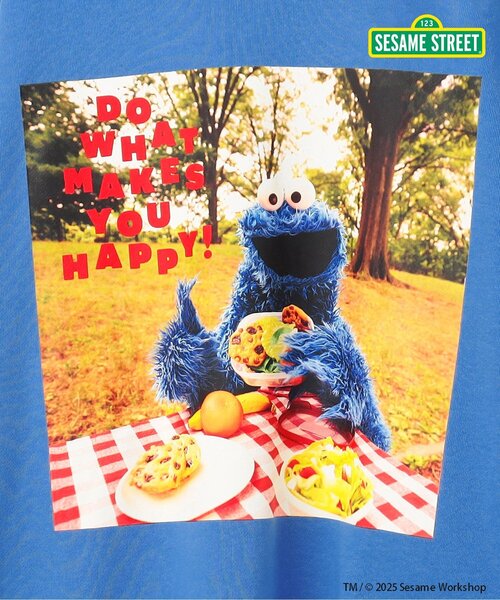 SESAME STREET(セサミストリート)の「SESAME STREET コラボトレーナー(大人) リンク(スウェット・レディース・チャコール/イエロー/ブルー/オフホワイト・LARGE)」の14枚目の写真