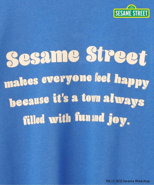 SESAME STREET(セサミストリート)の「SESAME STREET コラボトレーナー(大人) リンク(スウェット・レディース・チャコール/イエロー/ブルー/オフホワイト・LARGE)」の15枚目の写真