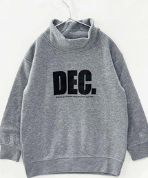 ZI-ON | キッズ 裏起毛 オーバーサイズ ロゴ ハイネックトレーナー(スウェット)