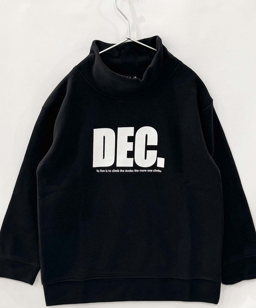 ZI-ON（ジーオン）の「キッズ 裏起毛 オーバーサイズ ロゴ ハイネックトレーナー（スウェット・キッズ・杢グレー/チャコールグレー/ヘザーチャコール/ブラック系その他/ブラック/グレイッシュベージュ・110cm/120cm/130cm/140cm/150cm/160cm）」の2枚目の写真