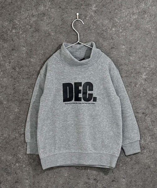 ZI-ON（ジーオン）の「キッズ 裏起毛 オーバーサイズ ロゴ ハイネックトレーナー（スウェット・キッズ・杢グレー/チャコールグレー/ヘザーチャコール/ブラック系その他/ブラック/グレイッシュベージュ・110cm/120cm/130cm/140cm/150cm/160cm）」の9枚目の写真