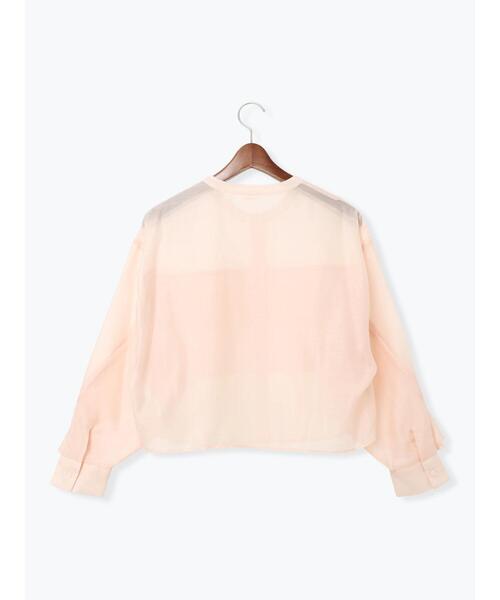 Te chichi（テチチ）の「シアーフリルティアードブラウス（シャツ/ブラウス・レディース・ピンク/サックスブルー・F）」の21枚目の写真