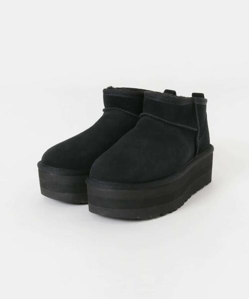 UGG(アグ)の「UGG ULTRA MINI PLATFORM(ブーツ・レディース・チャコールグレー/ブラック/キャメル・22/23/24/25)」の15枚目の写真