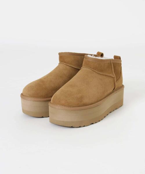 UGG(アグ)の「UGG ULTRA MINI PLATFORM(ブーツ・レディース・チャコールグレー/ブラック/キャメル・22/23/24/25)」の5枚目の写真