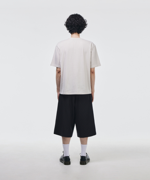 SIGNATURE（シグネチャ）の「ノータックワイドバミューダスラックス[ブラックストライプ]（その他パンツ・レディース・その他・SMALL/MEDIUM）」の10枚目の写真