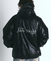 HOODY GLOW LEATHER PADDING_BLACK