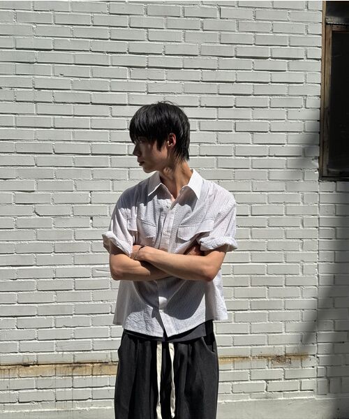 DNSR(ディーエヌエスアール)の「サマー ワンタック ワイドパンツ ブラック(その他パンツ・メンズ・その他・SMALL/MEDIUM/LARGE)」の3枚目の写真